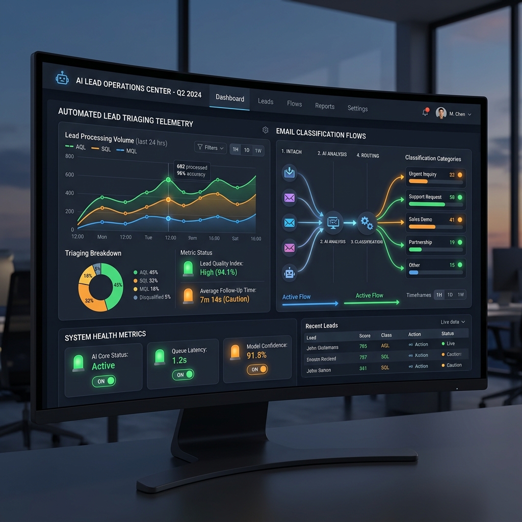 Autonomous AI Lead Triage Node